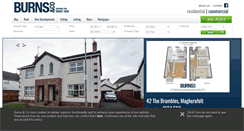 Desktop Screenshot of burnshomes.co.uk